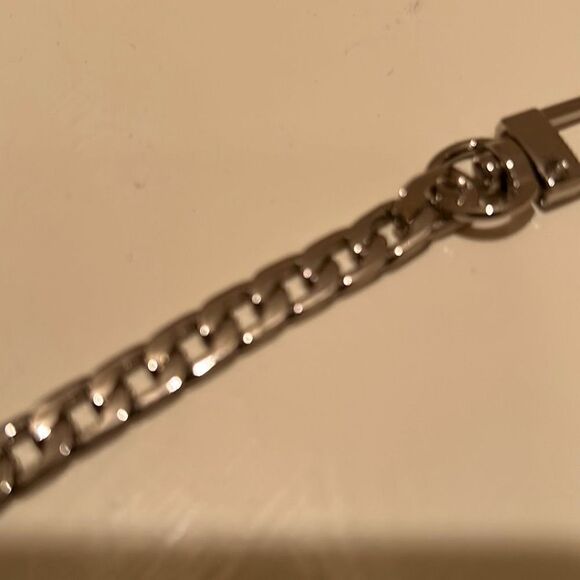 Unbranded 56" Attachable Long Wallet Crossbody Chain Silver Cuban Link New - Picture 5 of 8